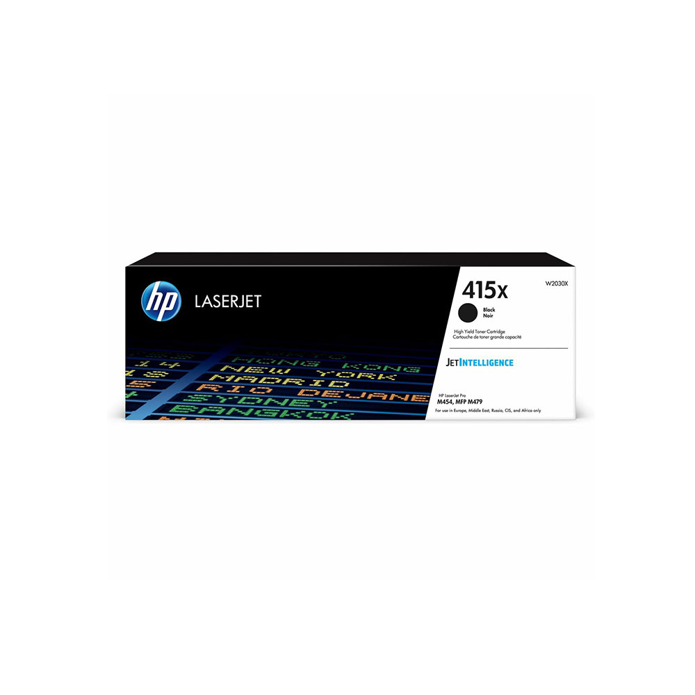Genuine HP 415X High Yield Black LaserJet Toner Cartridge (W2030X ...